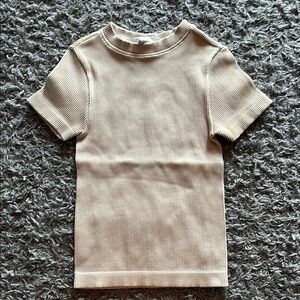 Old Navy Tan Short Sleeve Tee